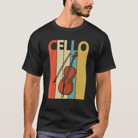 T-shirt Cello Music Instrument Cellist (Devant)