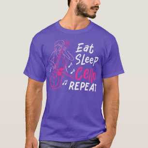 T-shirt Cello Player Cellist Musicien instrument de musiqu