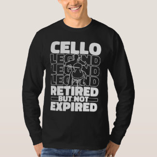 T-shirt Cello Retired Orchestra  Violincello Cellist