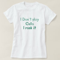 T-shirt Cello Rock It - Dames
