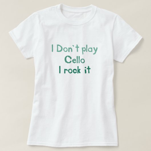 T-shirt Cello Rock It - Dames (Design devant)