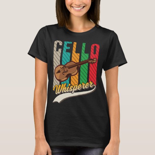 T-shirt Cello Whisperer Cello Player Cellist (Devant)