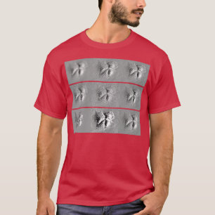 T-shirt Cellular Expressions in Gray Molecular Biology Art