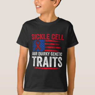 T-shirt Cellule De Faucille Nos Traits Génétiques Rapides 