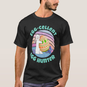 T-shirt Cellule d'oeuf Chasseur d'oeufs Garçons de Pâques