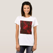 T-shirt Cellules de sang rouges (Devant entier)