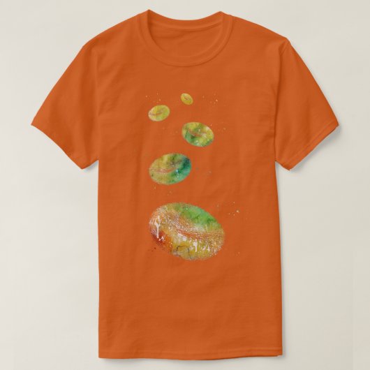 T-shirt Cellules de sang rouges (Design devant)