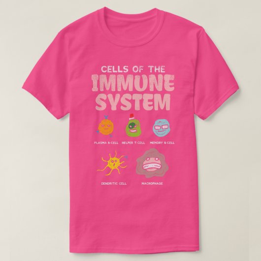 T-shirt Cellules Du Système Immunitaire (Design devant)