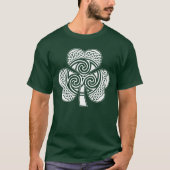 T-shirt Celtic Irlandais Shamrock Lucky Design Irlande Eir (Devant)