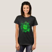 T-shirt Celtic Knot Irish Shamrock Three Leaf Clover St Pa (Devant entier)