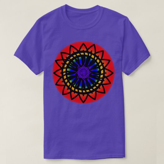 T-shirt Celtic Rainbow Mandala (Design devant)
