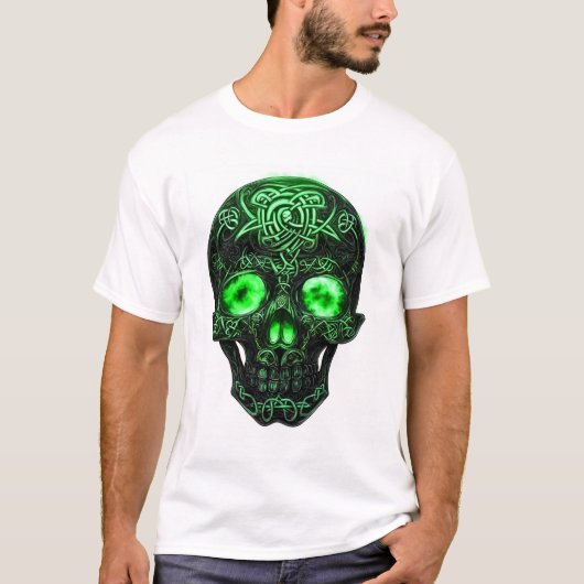 T-shirt Celtic Rune Skull (Devant)