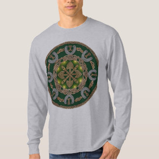 T-shirt Celtic Shamrock & Horseshoe - Lucky St. Patrick's