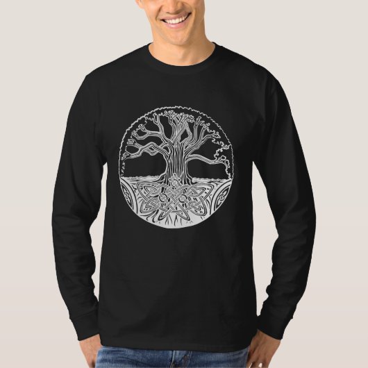 T-shirt Celtic Tree Of Life Ireland (Devant)