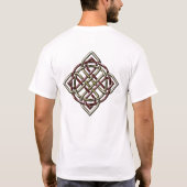 T-shirt celtique de noeud de bouclier (Dos)