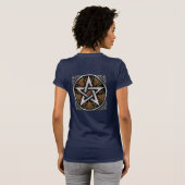 T-shirt celtique de pentagone étoilé (Dos entier)