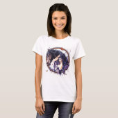 T-shirt celtique-étalon-fée (Devant entier)