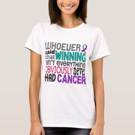 T-shirt Celui qui a dit le cancer de la thyroïde (Devant)