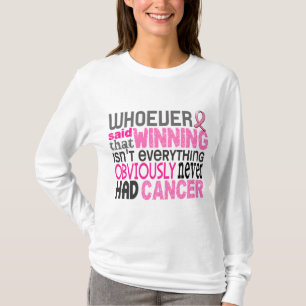 T-shirt Celui qui a dit le cancer du sein