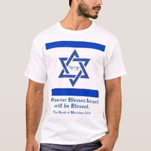 T-shirt "Celui qui bénit Israël sera béni !" Allié 