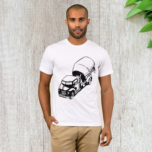 T-Shirt Cement Truck Mens