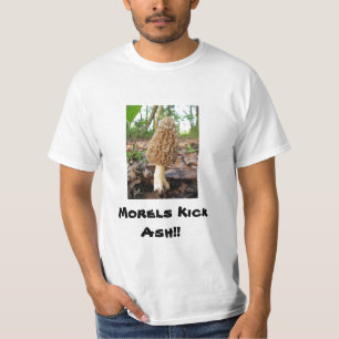 T-shirt Cendre de coup-de-pied de morelles ! ! Pièce en t