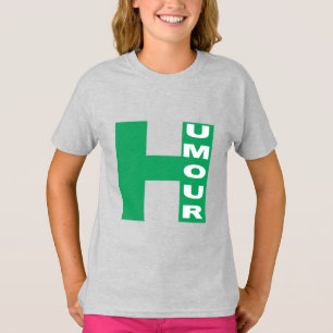 T-shirt cendre filles  HUMOUR