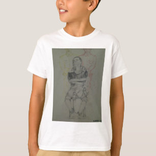 T-shirt Cendre grise : Liberté paisible   Unité
