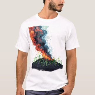 T-shirt Cendres nourrissant le jardin
