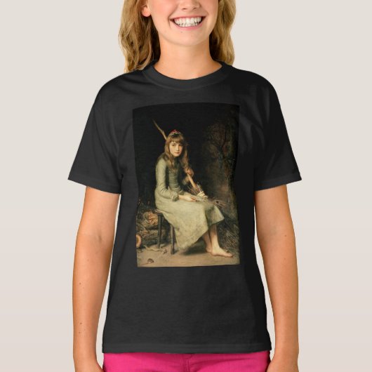 T-shirt Cendrillon Conte de fées (par John Everett Millais (Devant)
