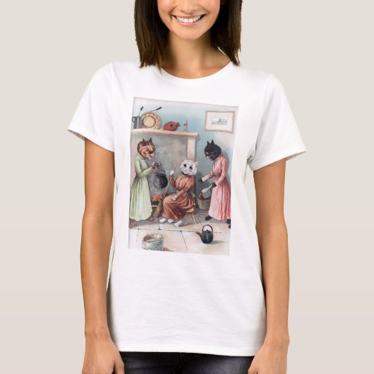 T-shirt Cendrillon, Louis Wain (Devant)