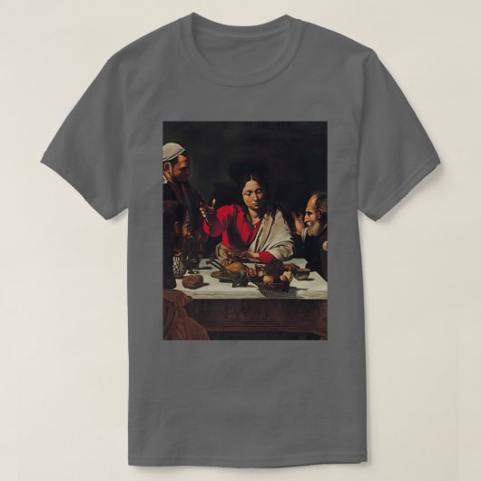 T-shirt Cène du Caravaggio à Emmaüs (Design devant)