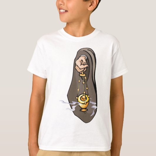 T-shirt Censure catholique de l'encens culte (Devant)