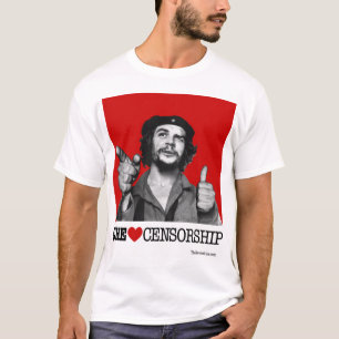 T-shirt Censure de coeur de Che