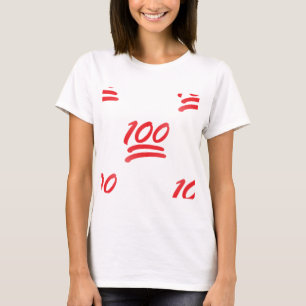 T-shirt cent émoticônes