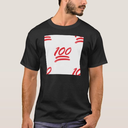 T-shirt cent émoticônes (Devant)