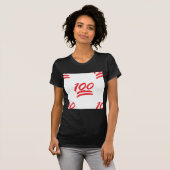 T-shirt cent émoticônes (Devant entier)