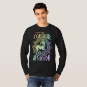T-shirt Centaur D'Attention Histoire Pun Enseignant (Devant entier)