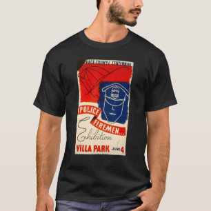 T-shirt Centenaire Police Firemen Exposition Rétro Vintage