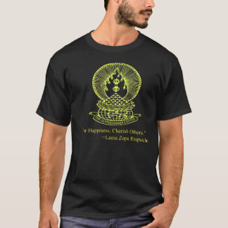 T-shirt central bouddhiste de logo de Guhyasamaja