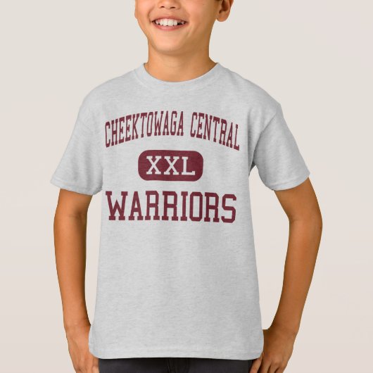 T-shirt Central de Cheektowaga - guerriers - Cheektowaga (Devant)