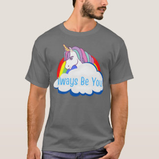 T-shirt Central Intelligence Unicorne Rainbow Cloud ami
