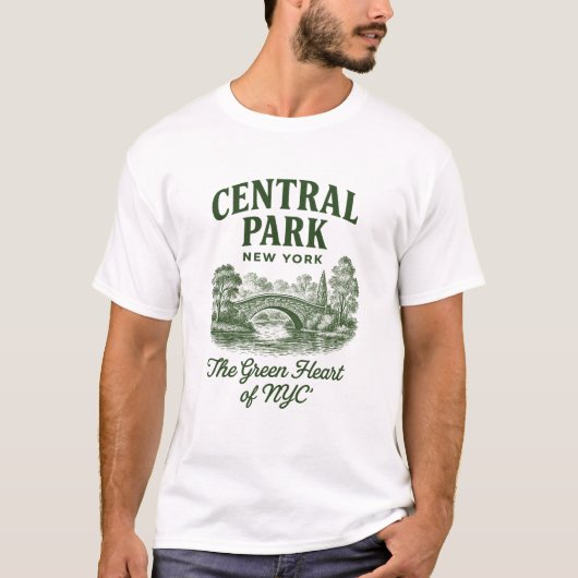 T-shirt Central Park New York (Devant)