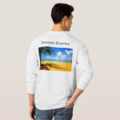 T-shirt Centre commercial Longsleeve d'ananas (Dos entier)