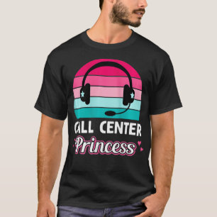 T-shirt Centre d'appel pour femmes Assistance technique Se