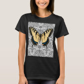 T-shirt Centre d'attention papillon (Devant)