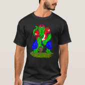 T-shirt Centre De Football De Dinosaur Rex Dino (Devant)
