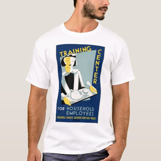 T-shirt Centre de formation pour les employés du ménage (Devant)