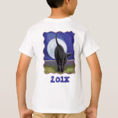 T-shirt Centre de la fête des chats noirs (Dos)