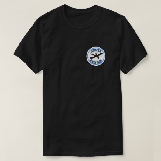 T-shirt Centre de l'aviation - Aviate Navigate Communiquer (Design devant)